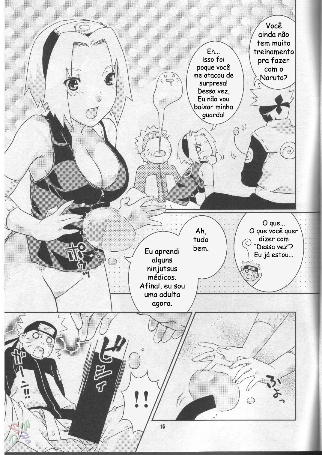 (Comic Communication 8) [Nekomataya (Nekomata Naomi)] Kan hi Sakura (Naruto) [Portuguese] 