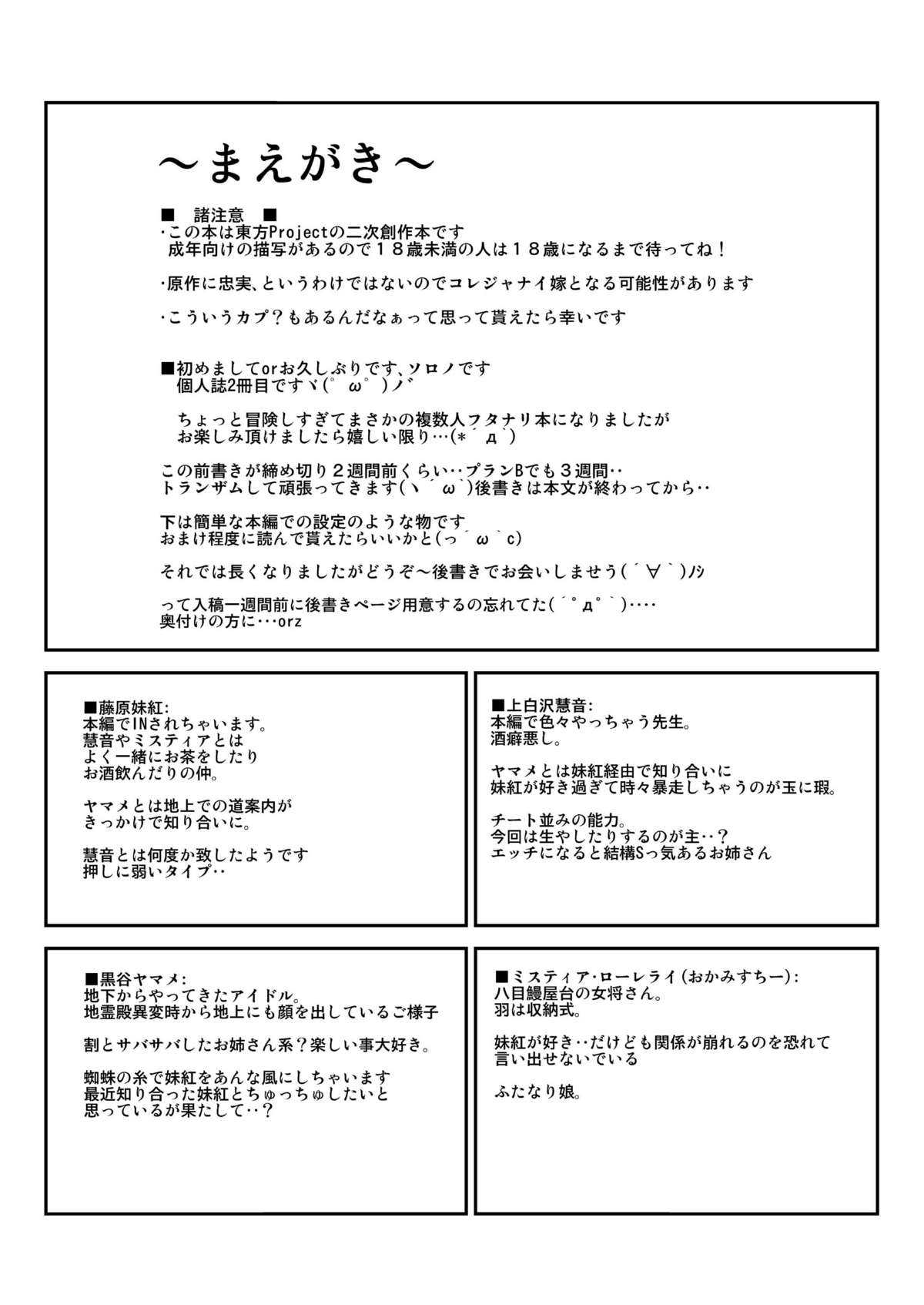 (C79) [Soronosanchi] Tohofuta Erotsu! 1 [Digital] (C79) [そろのさん家] 東方ふたえろっ!1 DL版