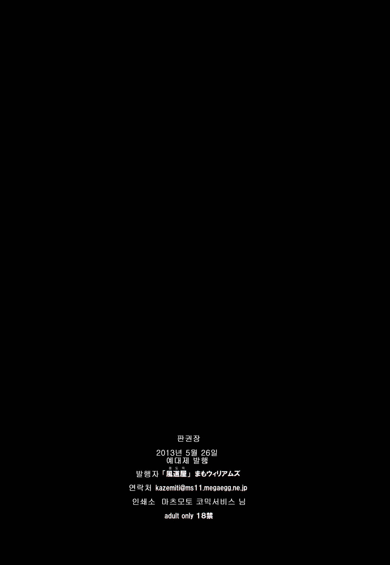 (Reitaisai 10) [Kazemichiya (Mamo Williams)] Zettai Hen na Koto Shinaideyo! (Touhou Project) [Korean] (例大祭10) [風道屋 (まもウィリアムズ)] 絶対変なことしないでよ! (東方Project) [韓国翻訳]