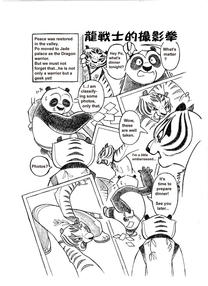 [Maple Forest (Archipelago)] Ryuu Senshi-teki Satsuei Ken | Geek is alive (Tigress Stripe) (Kung Fu Panda) [English] [Digital] [楓想社 (アーキペラゴ)] 龍戦士的撮影拳 (タイグレスストライプ) (カンフー・パンダ) [英語] [DL版]