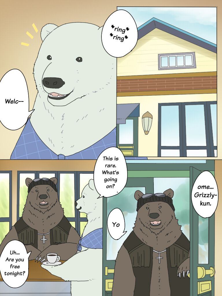 [Otousan (Otou)] Shirokuma-san to Haiiroguma-san ga Ecchi suru dake | Polar Bear and Grizzly Just Have Sex [English] [@and_is_w] [尾刀産 (尾刀)] 白熊さんと灰色熊さんがエッチするだけ [英訳]