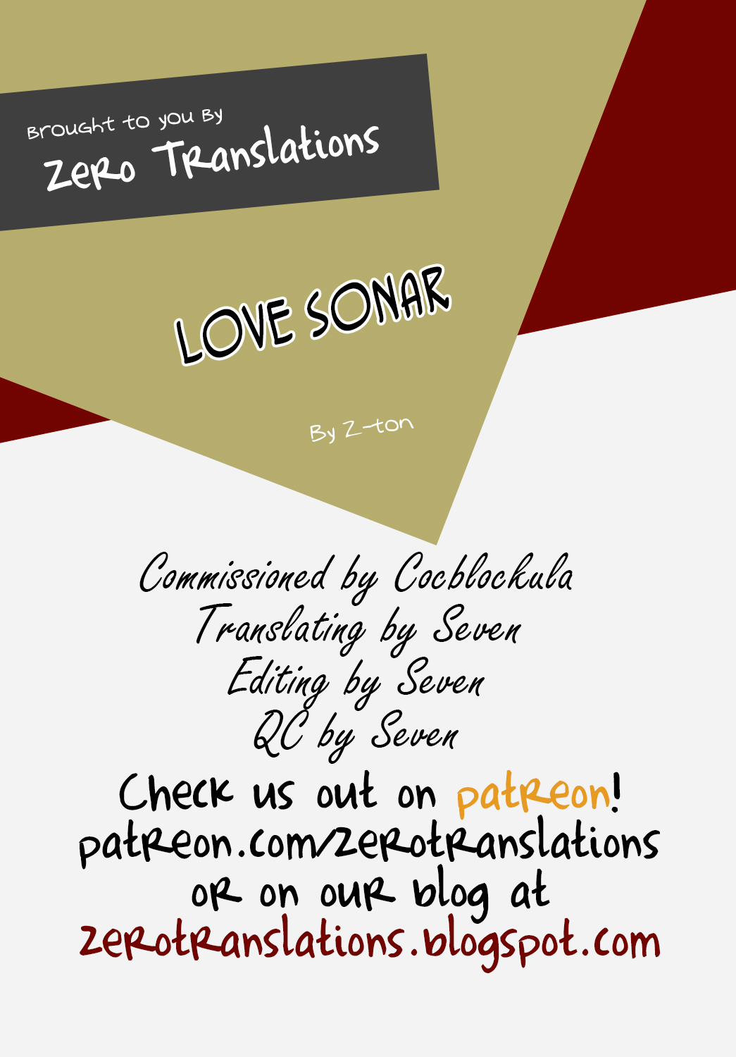 [Z-ton] Love Sonar (Bessatsu COMIC Anthurium - Ningen Igai ja Dame desu ka? Jingaikko Assort) [English] [Zero Translations] 