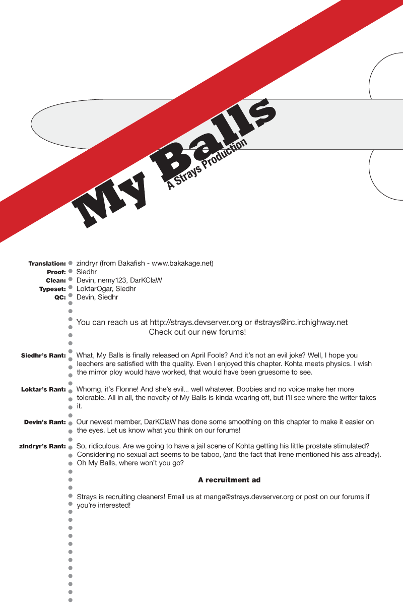 My Balls Ch 1-29 + Extras (English) [Strays]+[FrankyHouse]+[Nonbiri] 