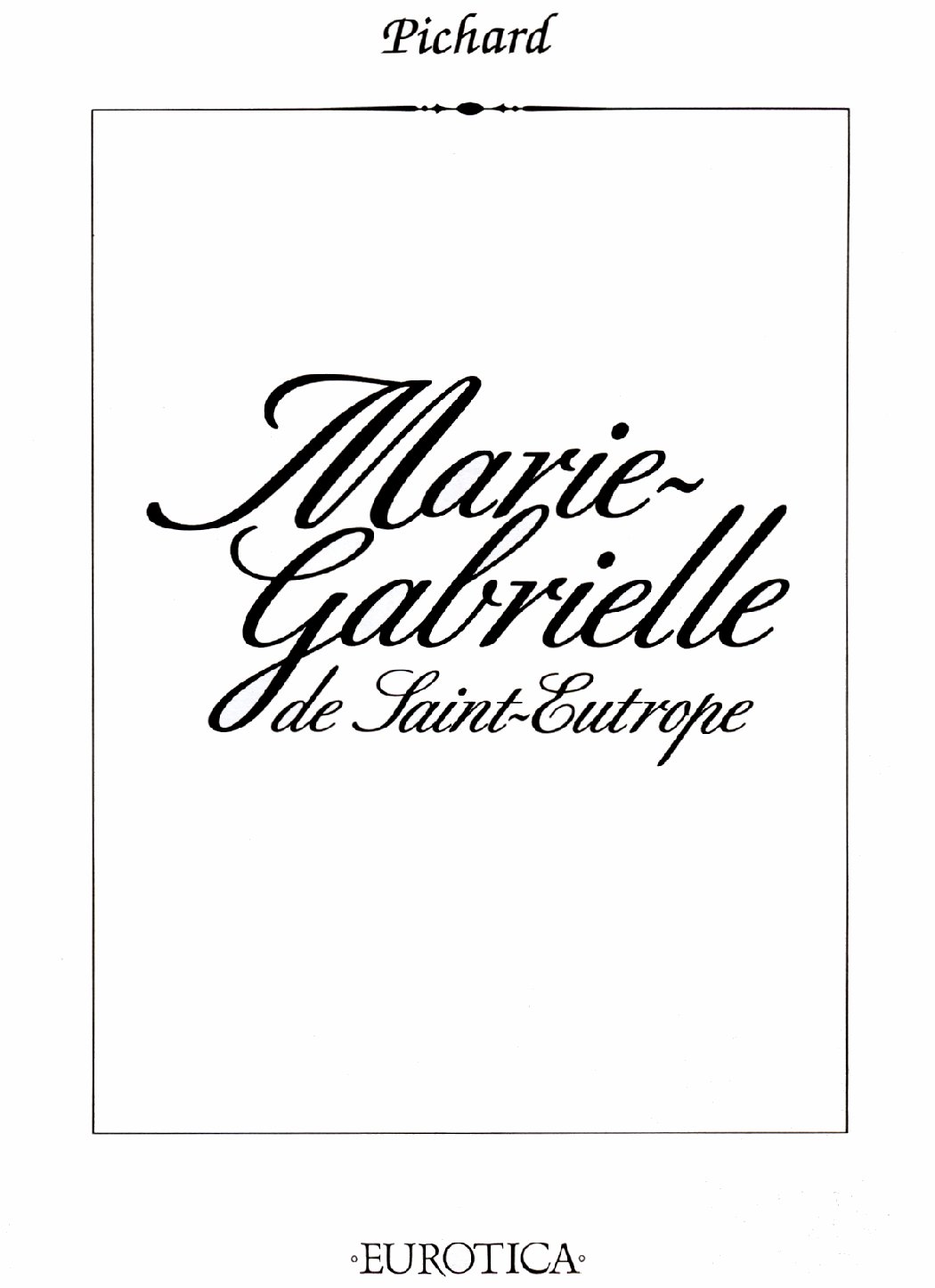 [Georges Pichard] Marie-Gabrielle [English] 